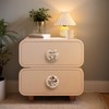JamJam Set of 8 1.8" Wooden Wild Mushroom Farmhouse Cabinet