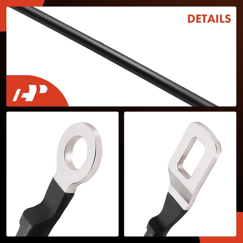 A-Premium Tailgate Support Cable Compatible with Toyota Tacoma 1995-2004, 14.56