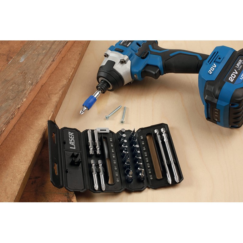 Laser 8424 Portable Power Tool Bit Set 23pc