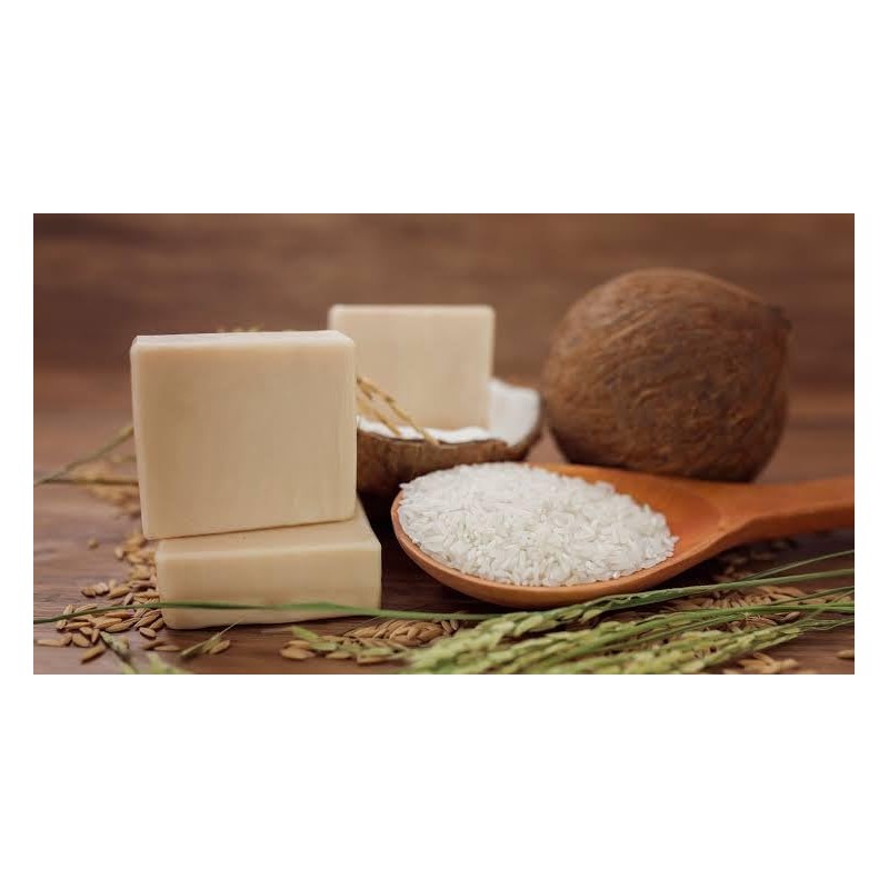 3 Pack Jabón de Leche de Arroz tailandes, Jabón Blanqueador
