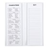 Santa Barbara Design Studio Table Sugar Charcuterie List Pad, 80-Sheet,
