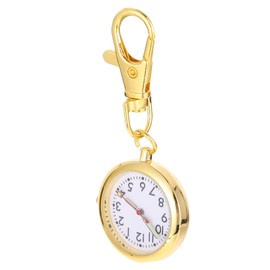 Gatuida Nurse Pocket Watch Keychain Brooch Clip for Medical Professionals Stylish Design with Dial for Nurses and Doctors Convenient Hanging Feature