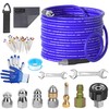 NIFUAL 100FT Sewer Jetter Kit for Pressure Washer, 5800PSI Drain