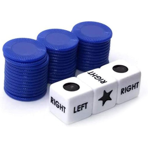 Blue Left Right Center Dice Game | LRC Dice Game