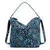 Vera Bradley Women's Cotton Oversized Hobo Shoulder Bag, Dreamer Paisley