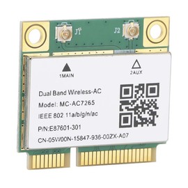 Bluetooth 4.2 Wireless Wifi MC‑AC7265 for Win7 / Win 8 / Win 10 Durable Gigabit High Efficiency Mini Network Card, Network Card, Wireless WiFi Card