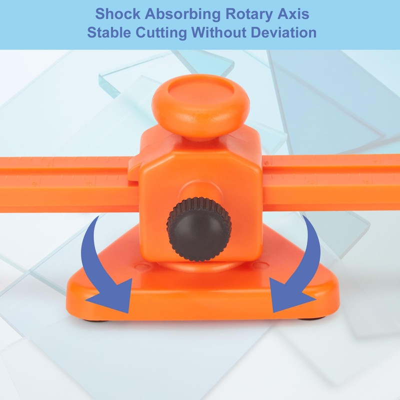 FIXM Glass Cutting Tools, Glass Strip Cutter Strip, Round Diameter