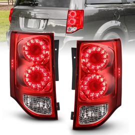 SOCKIR LED Tail Lights Assembly Compatible with 2011-2020 Dodge Grand Caravan OE Replacement Taillights Brake Rear Lights One Pair Includes Driver and Passenger Sides