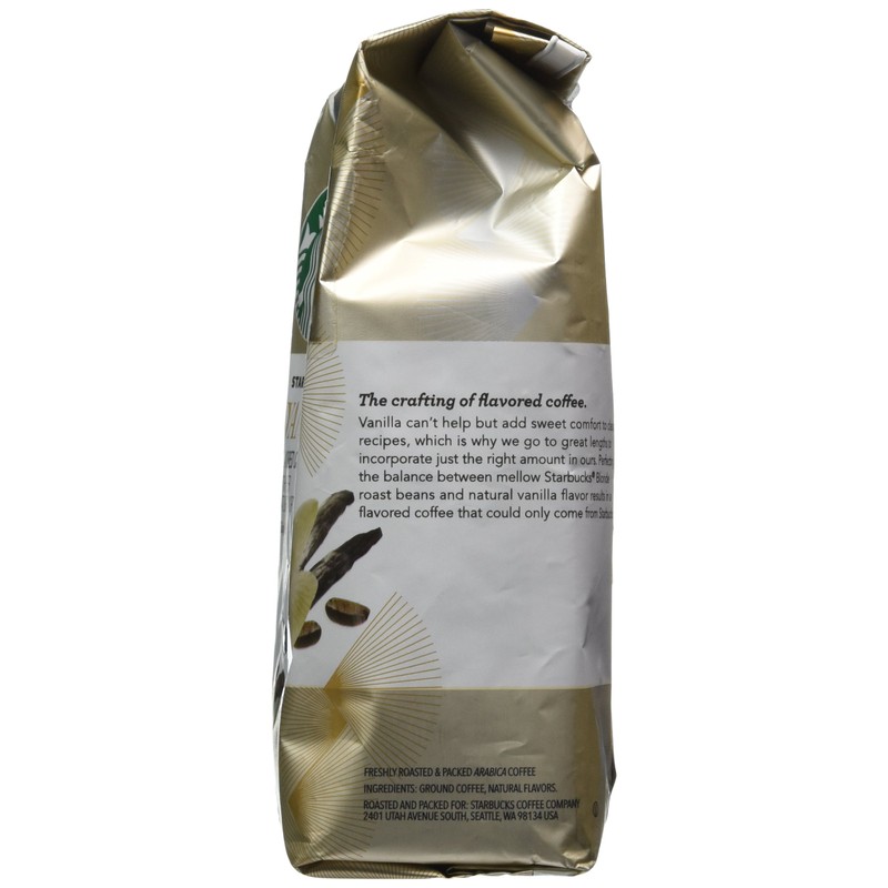 Starbucks Natural Fusions Vanilla Ground Coffee, 11 Ounce (Pack of