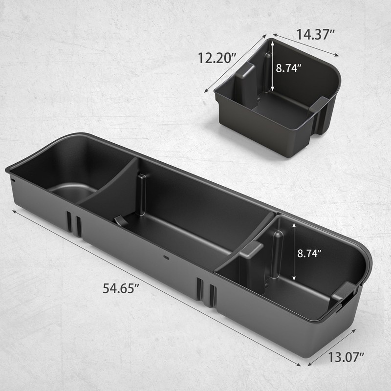 OEDRO Under Seat Storage Box for Ford F150 (2015-2026) SuperCrew/Crew