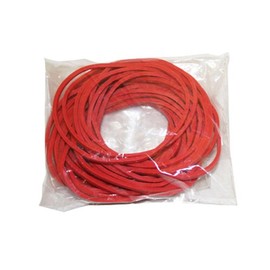 CanDo Rubber Bands, Red, 25 Count
