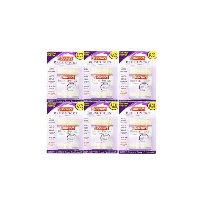Doctors Brush Picks 275'S (6 Pack) by The Doctors