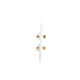 Legrand - OnQ Audio Binding Posts, Speaker Binding Post Insert for Audio, Banana Plug Termination, Speaker Binding Posts, White, WP3457WHV5, 5 Pack