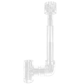 Clear Aquariums Skimmer with Pipe Outflows Water Plant Filter Cleaner
