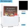FEADBYT Magnetic File Holder, Pack of 2 Magnetic Pen Holder,