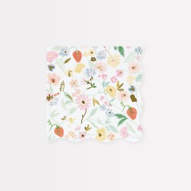 Meri Meri Elegant Floral Small Napkins (Pack of 16)