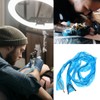 AIMALL 200PCS Professional Blue Polyethylene Tattoo Clip Cord Covers, 23.6x2