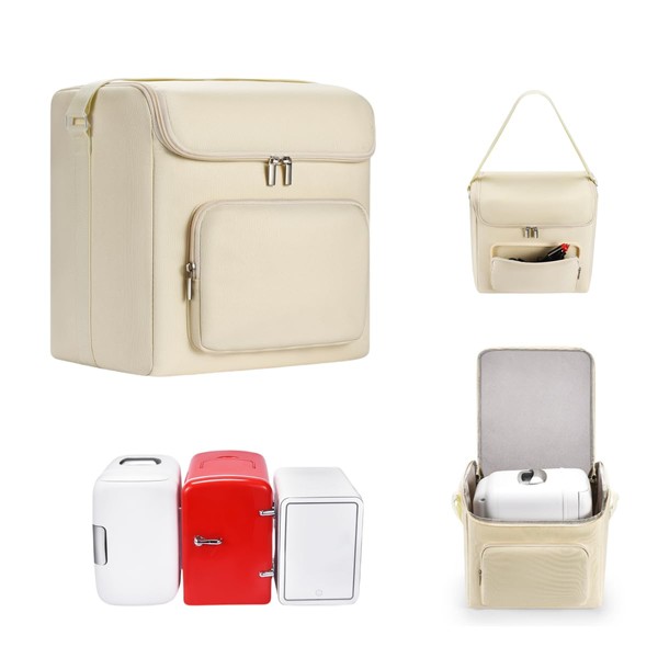MegaDive Portable mini fridge case/skincare fridge/Travel Makeup Bag Easy carry