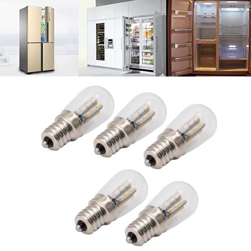 5Pcs E12 LED Bulb High Brightness 120V Fridge Lamp Bulb
