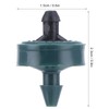 Uadme Adjustable Micro Drippers,100Pcs 8L Pressure Compensating Dripper,4/7 Hose Horticultural