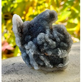 Rough Black Sphalerite Cluster Raw Geode Crystal Mineral Specimen Home Decor