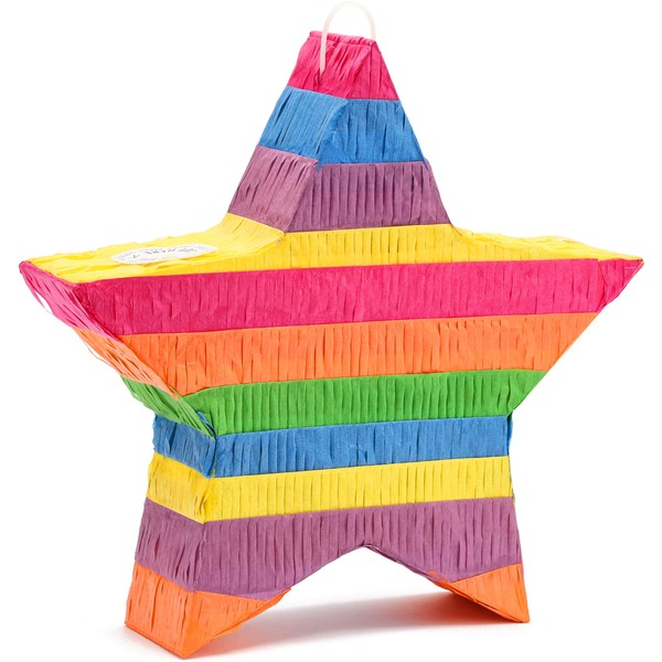 Star Pinata for Kids Birthday Party, Cinco De Mayo (12.6 in.)