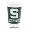 Michigan State Spartans 20 oz. Plastic Cups, 8-Count