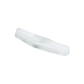 Prime-Line L 5912 Double Wing Clips, 1-1/4 In., Plastic, White (6 Pack)