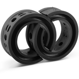 AICARS Shock Absorber Spring Rubber: Coil Spring Booster Cushion Car Bumper Buffer Power Cushion Black B+ Type- Pack of 2