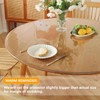 72 Inch Clear Round Table Cover Protector 1.5mm Thick Table