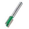Trend CraftPro Straight Two Flute Router Cutter Bit, 1/4 Inch