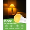 Eastiya Amber Sleep Light Bulbs: 3W Amber Warm Light Bulb
