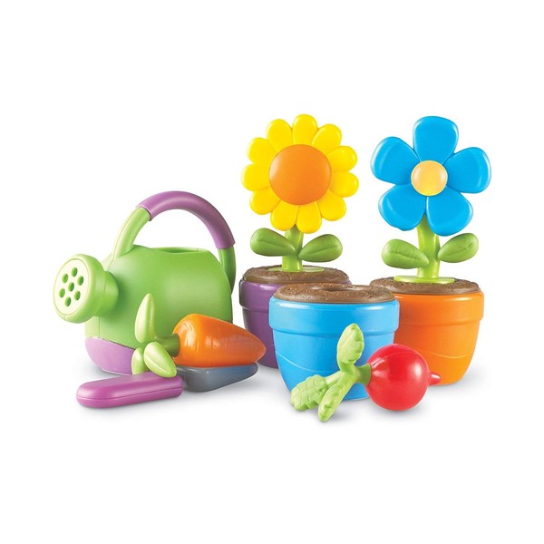 Learning Resources New Sprouts Grow It! Toddler Gardening Set, Outdoor Toys, Pretend Play, 9 Pieces, Ages 2+