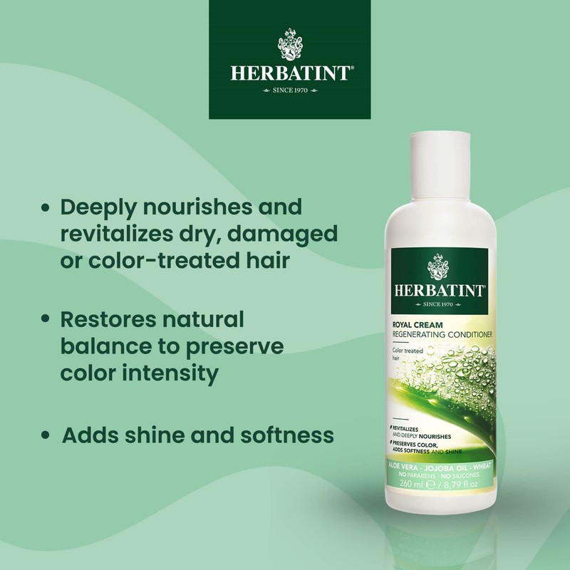 Herbatint Royal Cream Conditioner - With Aloe Vera, Jojoba Oil
