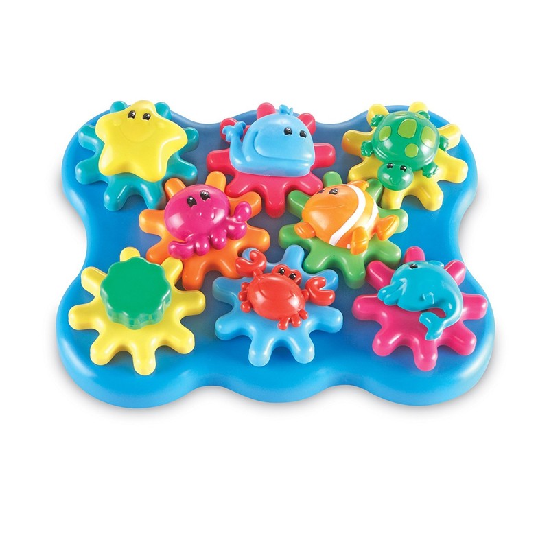 Learning Resources Ocean Wonders Build & Spin, Gears Toy &