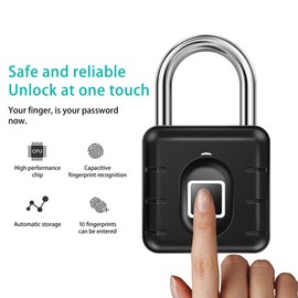 AICase Padlock Fingerprint Padlock