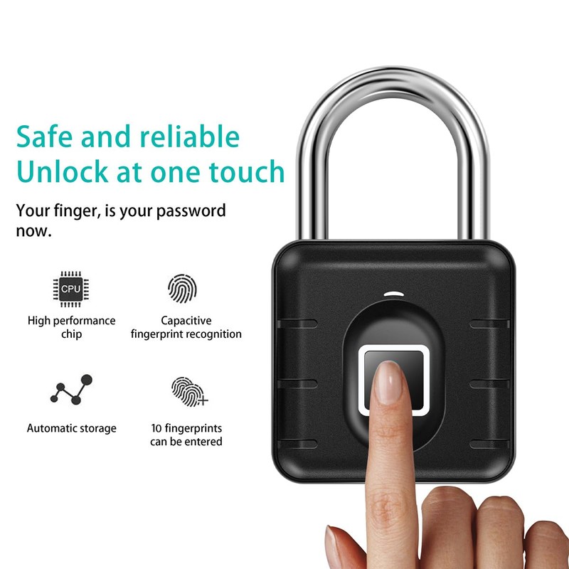 AICase Padlock Fingerprint Padlock