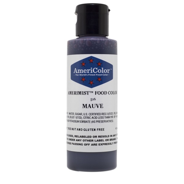 AmeriColor AmeriMist Mauve Airbrush Food Color, 4.5 oz