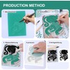 Rubber Stamp Carving Blocks Lino Print Plate Set of 9