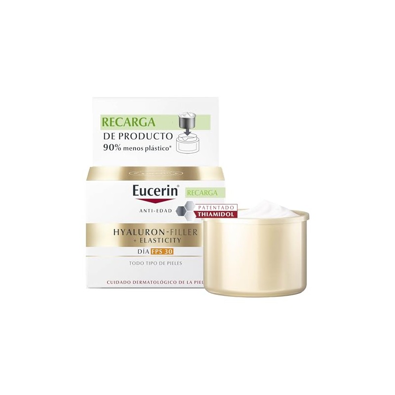 EUCERIN HYALURON-FILLER +ELASTICITY CREMA DE DÍA FPS 30 (Refill 50