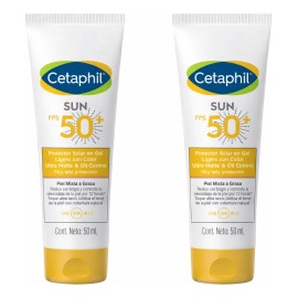 Pack Protector Solar Facial Cetaphil Gel Color Matte