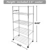 Heavy Duty 5-Tier Shelving Unit 1250 lbs Capacity Storage Shelving
