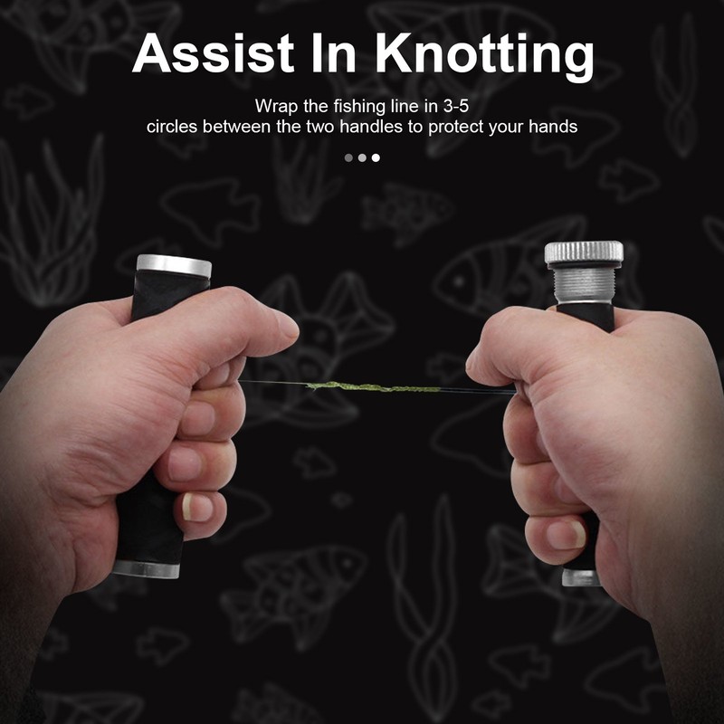 Fishing Knot Puller Tool Assist, Metal FG GT Knot Puller