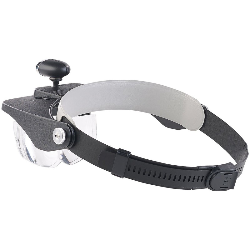 AGT Magnifying Glasses: Forehead Magnifier with 1.2/1.8/2.5/3.5x Magnification and LED