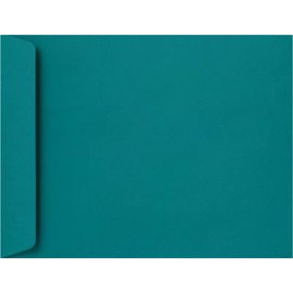 10 x 13 Open End Envelopes - Teal (50 Qty.) | Perfect for Tax Season, Important Documents, Letters, Invoices or Statements | EX4897-25-50