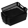 Hayixia 6 Packs Plastic Stacking Storage Baskets, Paper Storage Basket