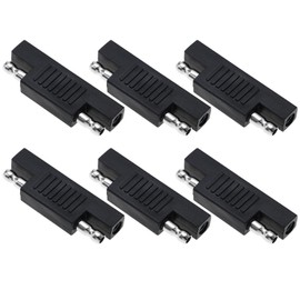 eMagTech 6PCS SAE to SAE Polarity Reverse Adapter Quick-Disconnect Cable Plug Adapter Connector for Electrical Wiring Project Solar Panel Car Motorcycle DC Devices