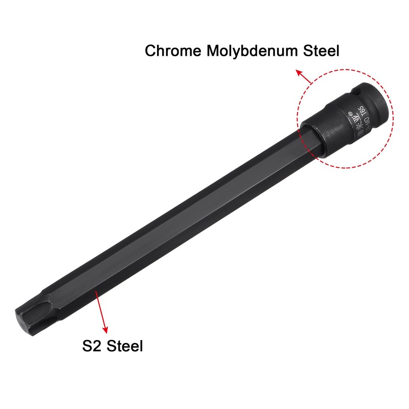 sourcing map 1/2" Drive x T65 Torx Bit Socket, S2