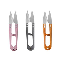 Royee 3 Pcs Thread Clippers Sewing Scissors 4.2 Inch Cutter Mini Snip Trimming Nipper Handheld Snippers Embroidery Clippers Sewing Scissors for Stitch Art Craft Project Tailor DIY Supplies