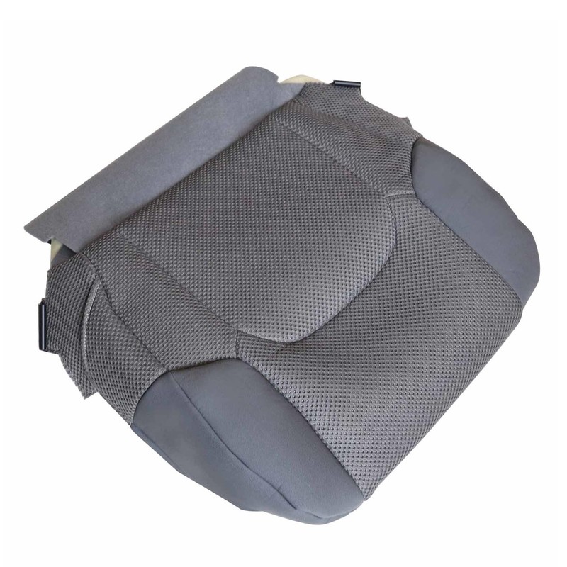 NLQR Front Passenger Side Bottom Replacement Seat Cover Cloth Gray